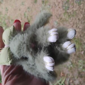 BUY IT NOW PRICE🍑1 Plush Green Bunny Bag Charm